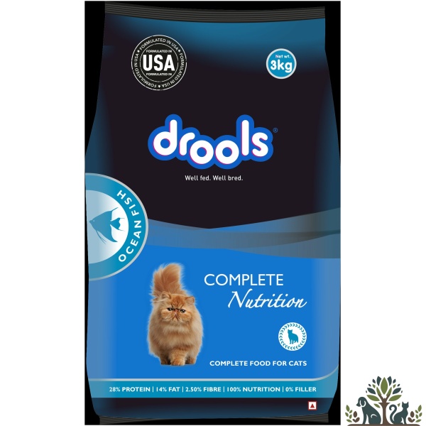 דרולס מזון יבש לחתולים דגי אוקיינוס 3   ק"ג