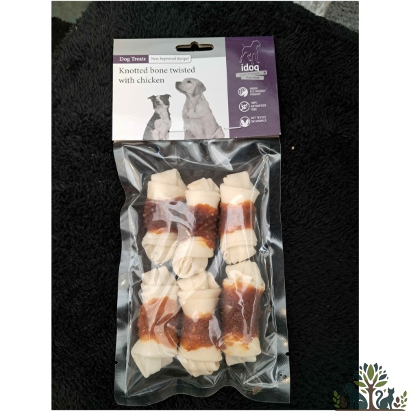 איי דוג 6 עצמות קשר קטנות ליפוף עוף