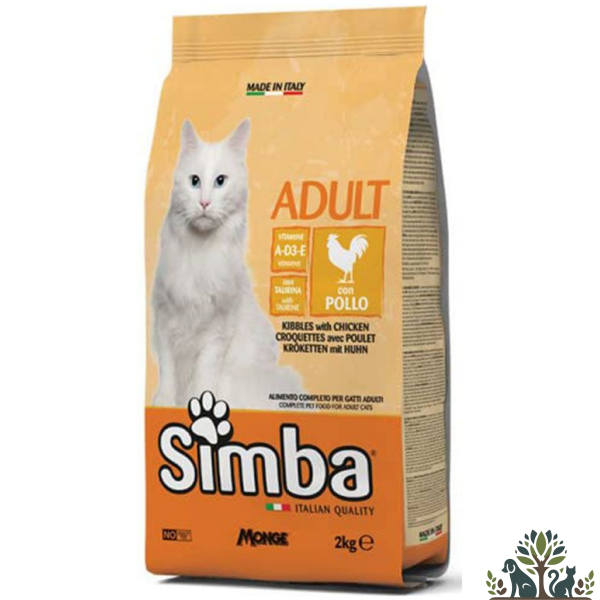 סימבה חתולים בוגרים עוף 2 ק"ג