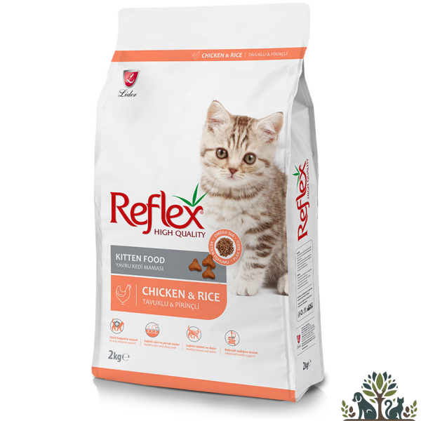 ריפלקס חתול קיטן עוף ואורז 2 ק"ג