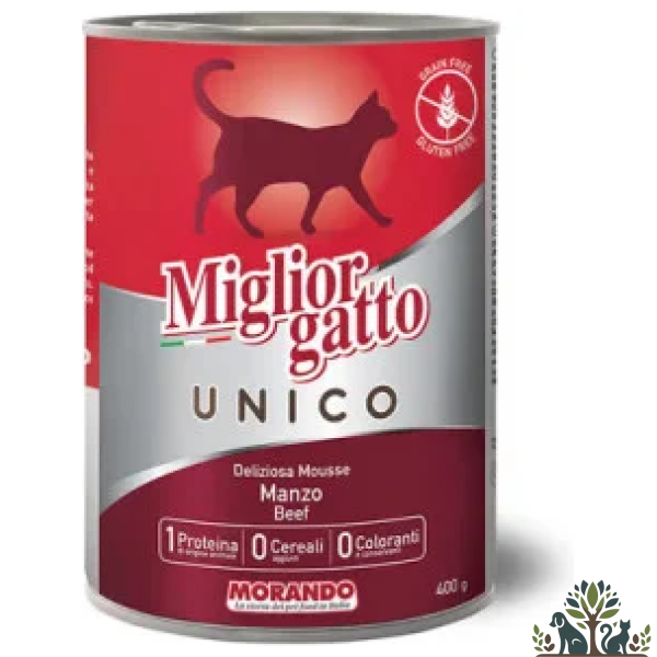 מור. יוניקו מונופרוטאין בקר לכלב 400 גרם