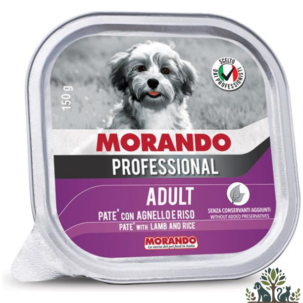 שימורים לכלב מורנדו פרופשיונל פטה כבש ואורז 150 גר'