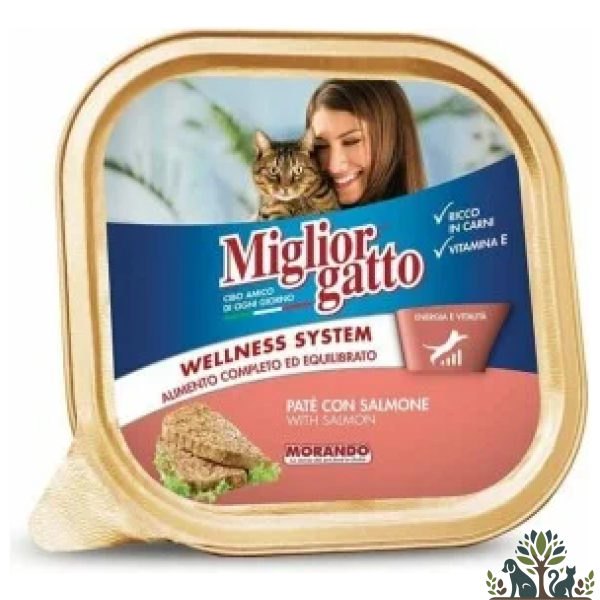 מור שימורים מעדן סלמון לחתול 100 גר – Miglior