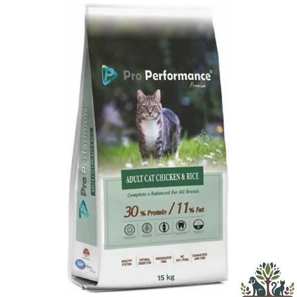 Pro Performance פרו פרפורמנס עוף ואורז לחתול 15 ק"ג