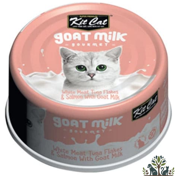 קיט קט שימור חלב עז טונה וסלמון 70 גרי
