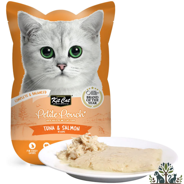 קיט קט פאוץ טונה וסלמון 70 גרם