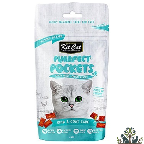 קיט קט חטיף כריות עור ופרווה Kit Cat