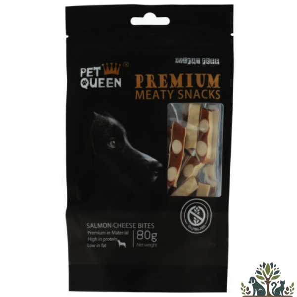 פק בלק חטיף נגיסי סלמון וגבינה 80 גרם