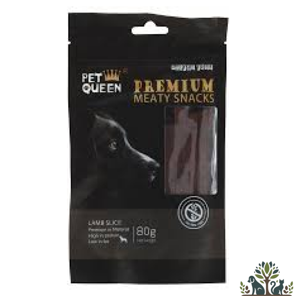 פק בלק חטיף ללא דגנים רצועות טלה 80 גרם