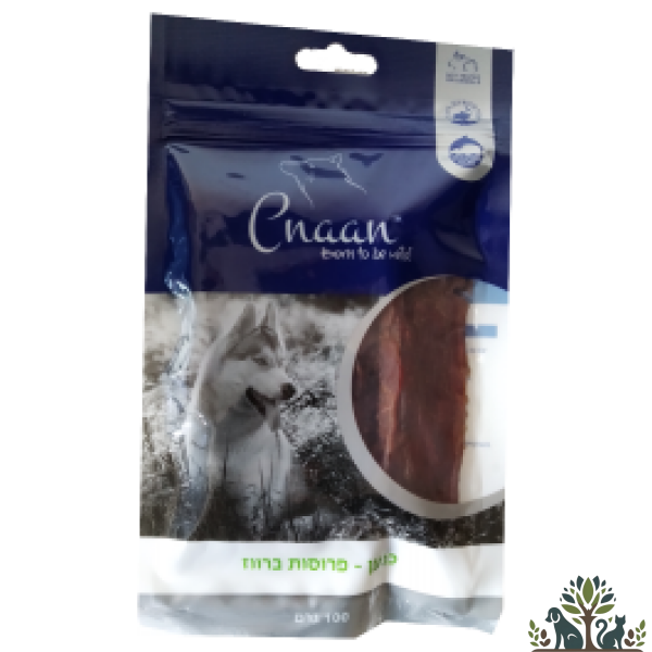 כנען חטיף פרוסות ברווז 100 גרם