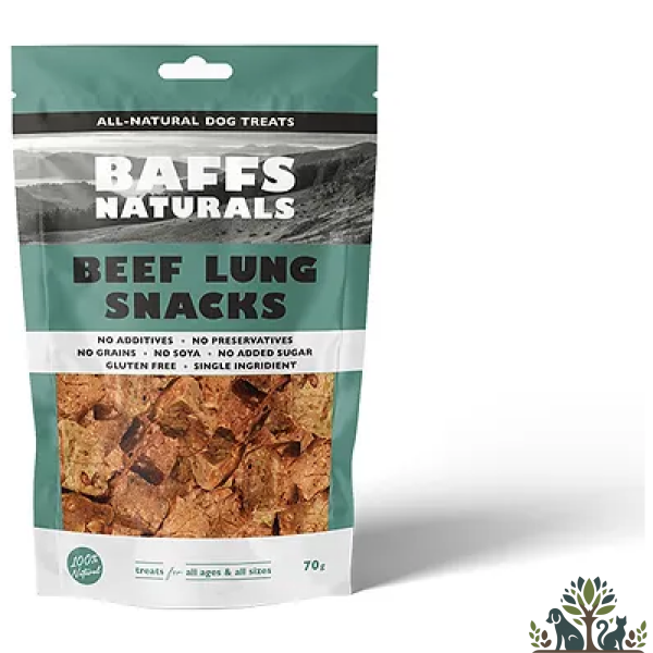 חטיף אילוף טבעי באפס ריאות בקר 100 גרם