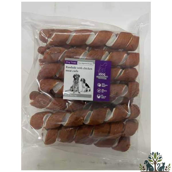 איי דוג חטיף ספירלה עוף 20 ס"מ 1 ק"ג לכלבים