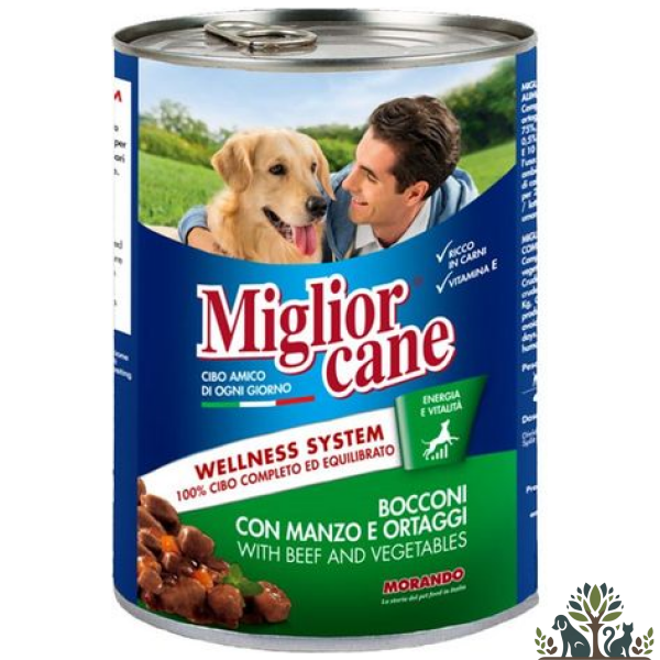 מור ש.כלב בקר וירקות 405 גרם