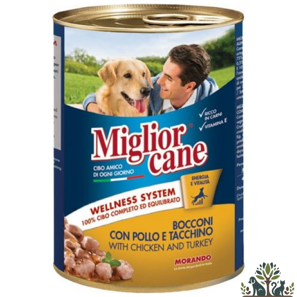 מור ש.כלב עוף הודו 405 גרם