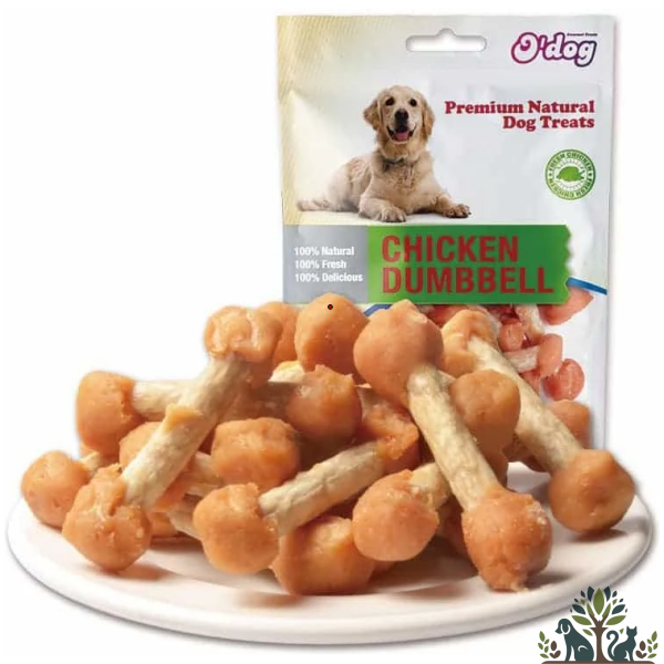אודוג חטיף לכלב משקולות עוף 100 גרם