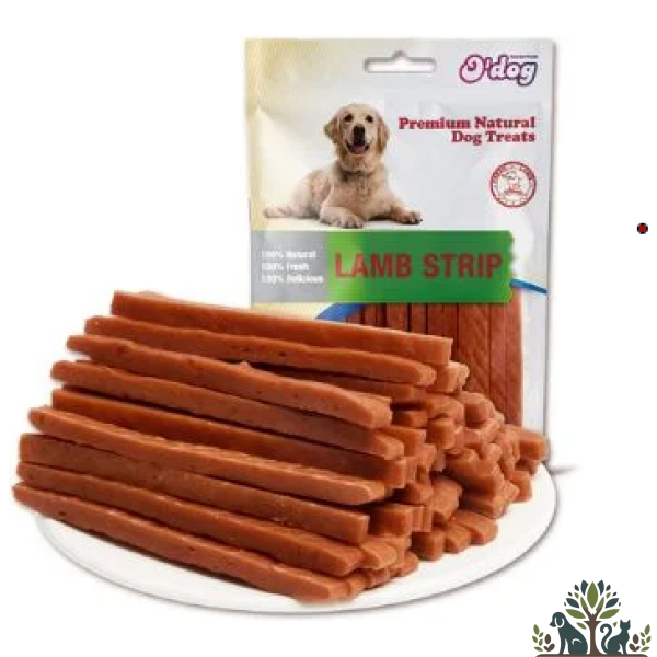 אודוג חטיף לכלב רצועות כבש 100 גרי