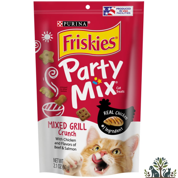 חטיף פריסקיז לחתול פארטי מיקס גריל קראנץ 60 גרם