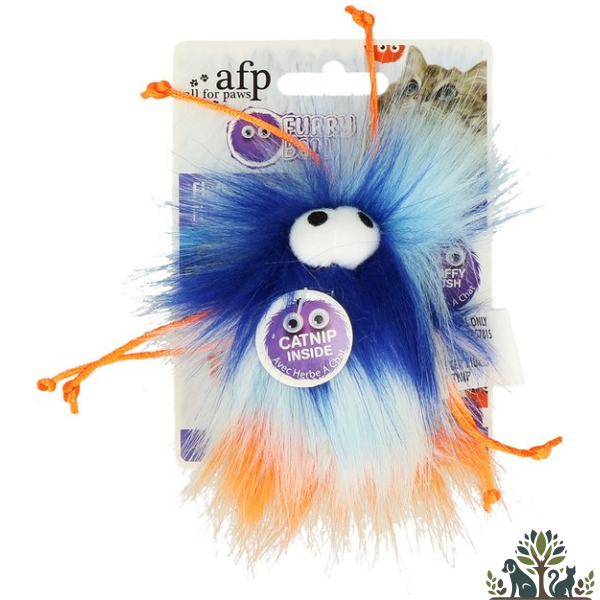 AFP כדור משחק פרוות  לחתול פלאפר כתום