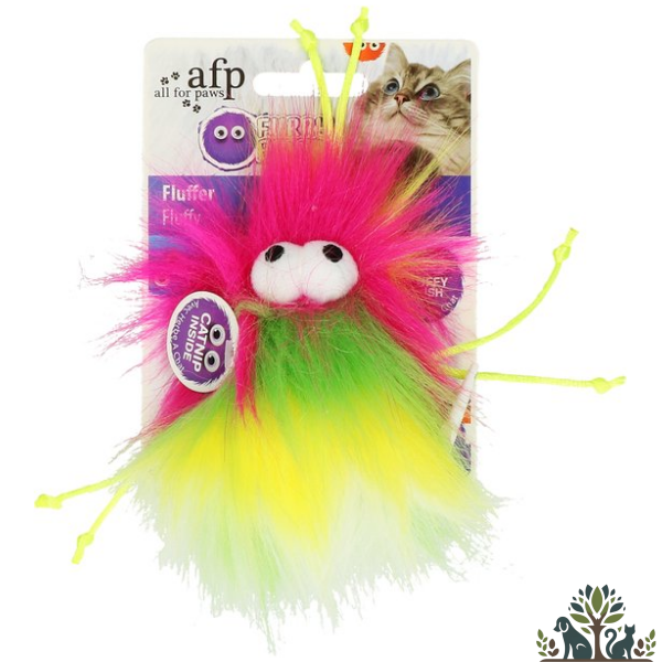 AFP כדור משחק פרוו  לחתול פלאפר ורוד