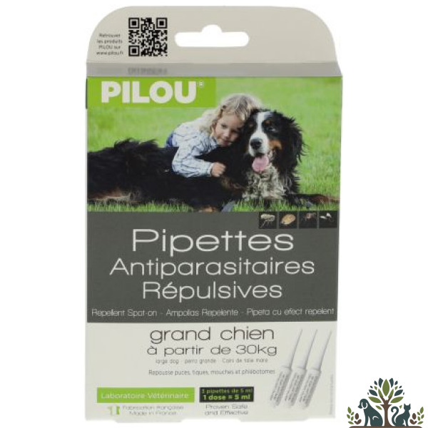 שלישיית אמפולות פרעושים וקרציות לכלב גדול