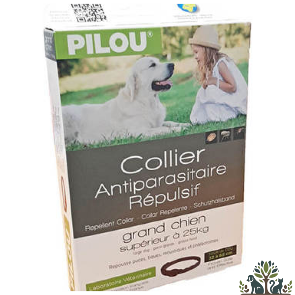 קולר פרעושים וקרציות לכלב גדול