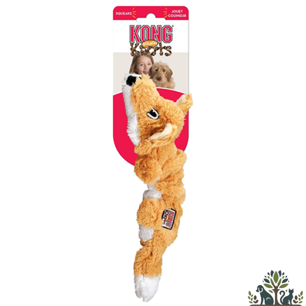 לכלב  קונג צעצוע שועל לעיס עם קשר m/l