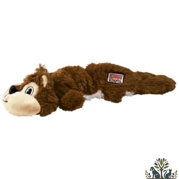 לכלב MS קונג צעצוע סנאי לעיס עם קשר