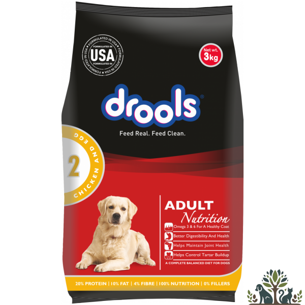 דרולס – מזון יבש לגורים עם עוף וביצים 3 ק"ג