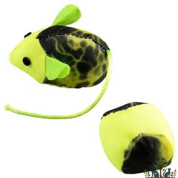 זוג משחקים - עכבר זרחני ירוק וכדור לחתולים דובו פלוס | DUVO PLUS