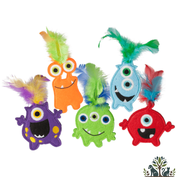 מולטי צעצוע חתול מפלצות עם קטניפ