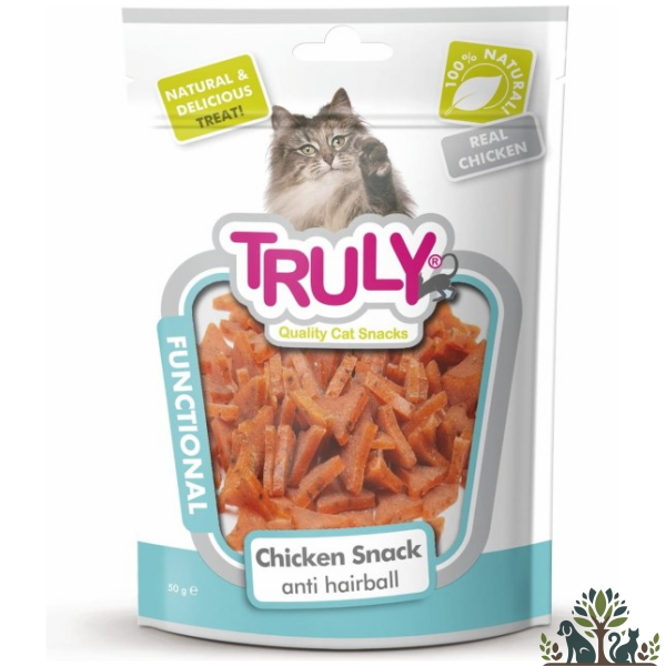 טרולי חטיף עוף אנטי הרבול לחתולים