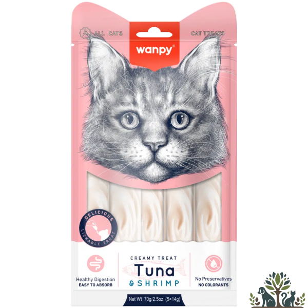 ונפי ליקוקי חתול קרם טונה ושרימפס 70 גרם