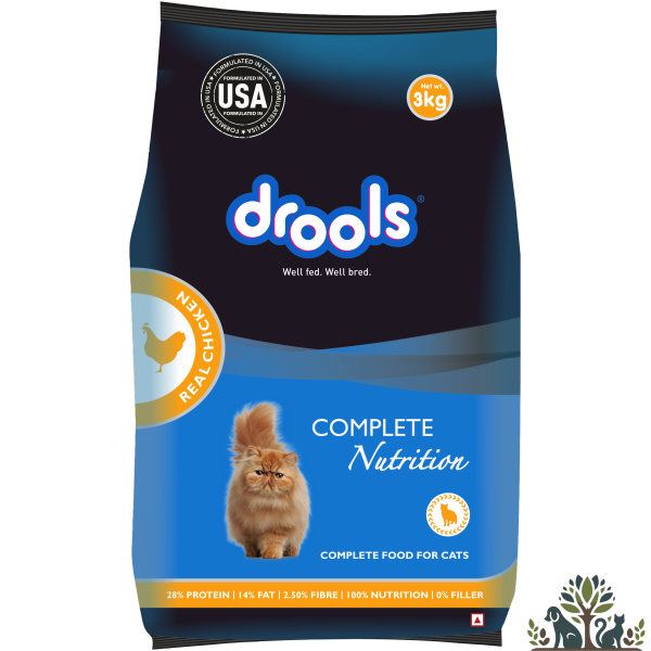 דרולס עוף אמיתי לגורי חתולים - 1.2 ק״ג Drools