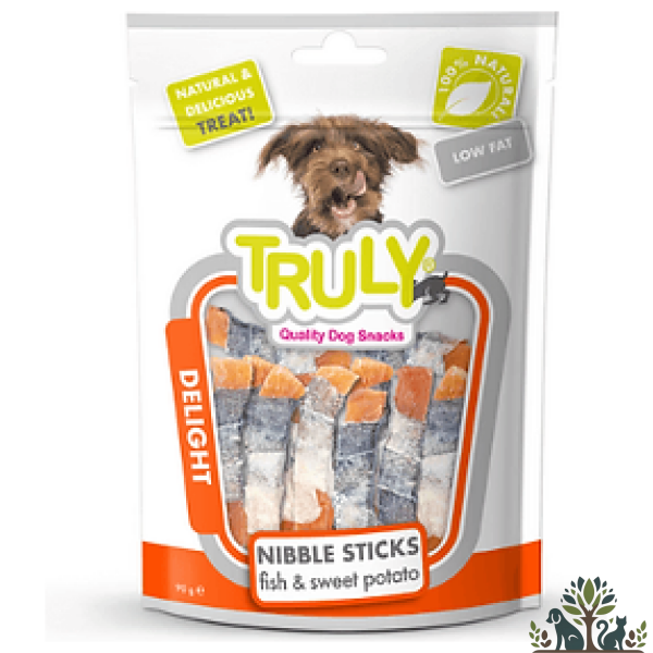 טרולי חטיף מקלוני עור דג ובטטה 90 גרם