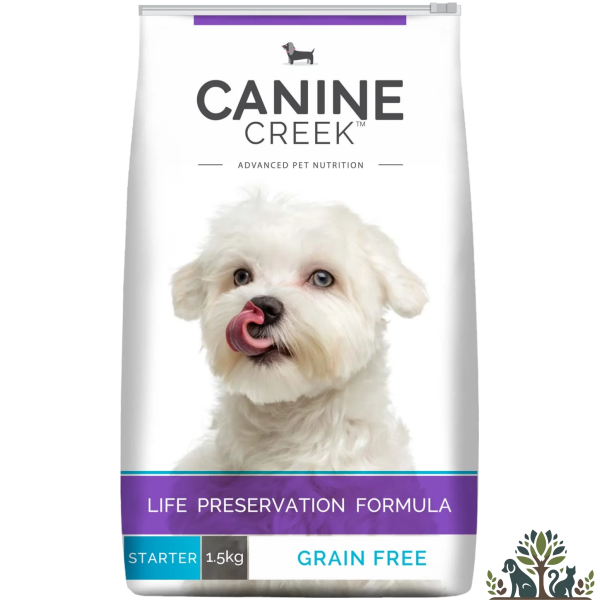 קנין קריק – מזון יבש אולטרה פרימיום סטרטר ללא דגנים 1.5 ק"ג