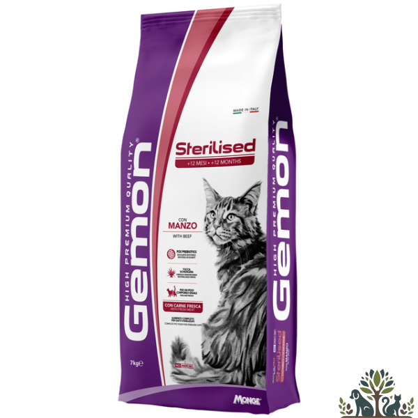 גמון חתול סטרילייז בקר 7 ק"ג חדש