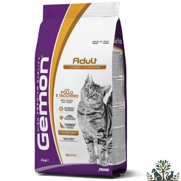 גמון חתול קומפליט אדולט עוף והודו 2   קג חדש