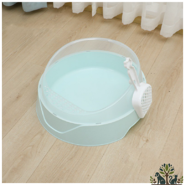 ארגז חול עגול לחתולים עם כף איסוף (מידה: S)