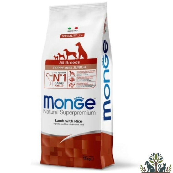 מונג פפי כבש ואורז 12 ק"ג