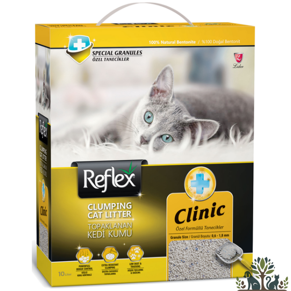 ריפלקס קרטון חול מתגבש לבן קליניק פרש ריחני 10 ליטר