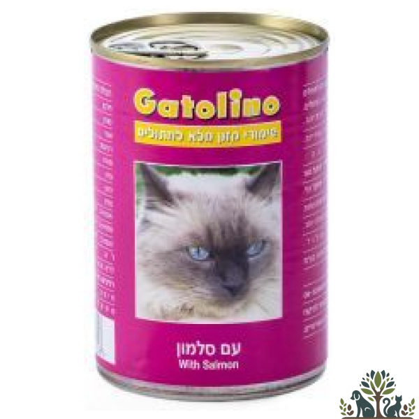 גטולינו שימור חתול עם סלמון 410 גרם