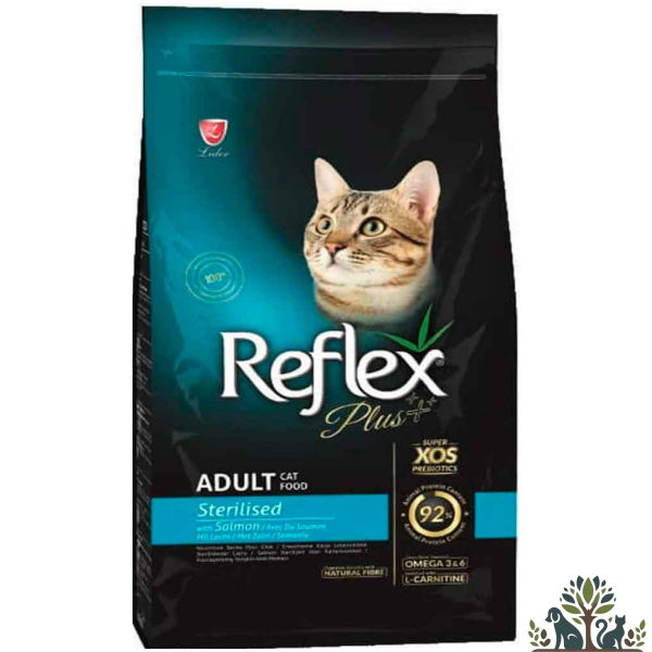 ריפלקס פלוס חתול אדולט סטרילז סלמון 8 ק"ג