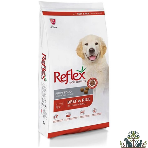 ריפלקס כלב פפי בקר ואורז 3 ק"ג