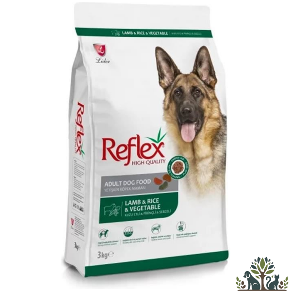 ריפלקס כלב אדולט כבש אורז וירקות 3 ק"ג