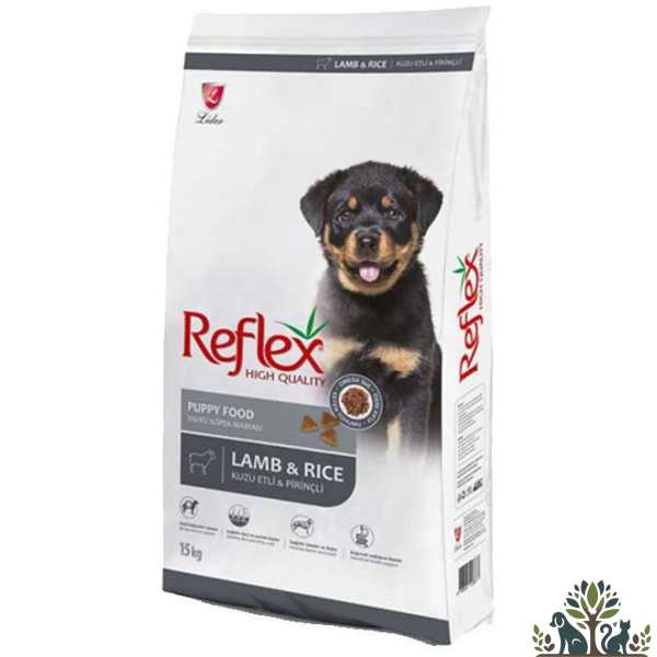 ריפלקס כלב גורים פאפי כבש ואורז 15 ק"ג