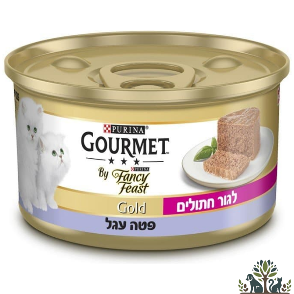 פנסי פיסט גורמה גולד מעדן לגורי חתולים פטה עגל, 85 גרם