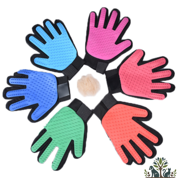 כפפות לסירוק חיות מחמד