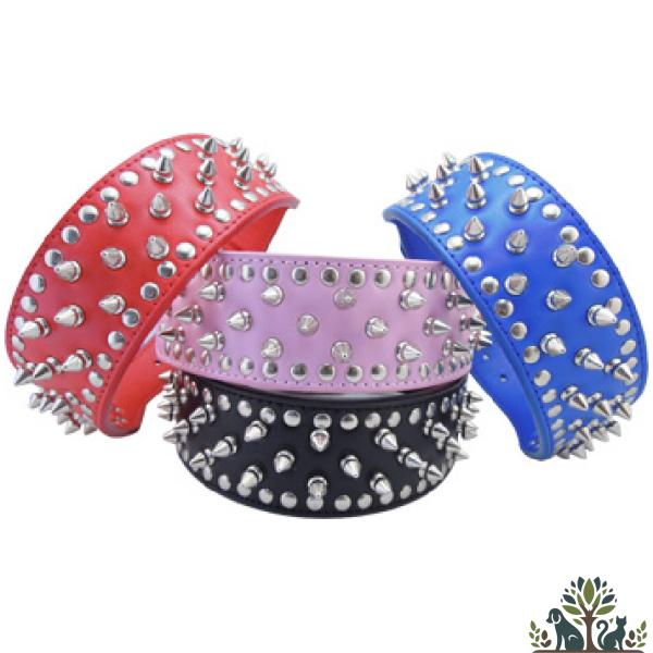 קולר עם ניטים גדולים 2xl