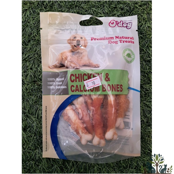 אודוג חטיף לכלב עצמות עוף ועמילן 100 גרי