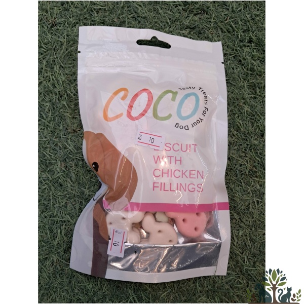 קוקו חטיף ביסקוויט ממולא בעוף 80 גרם